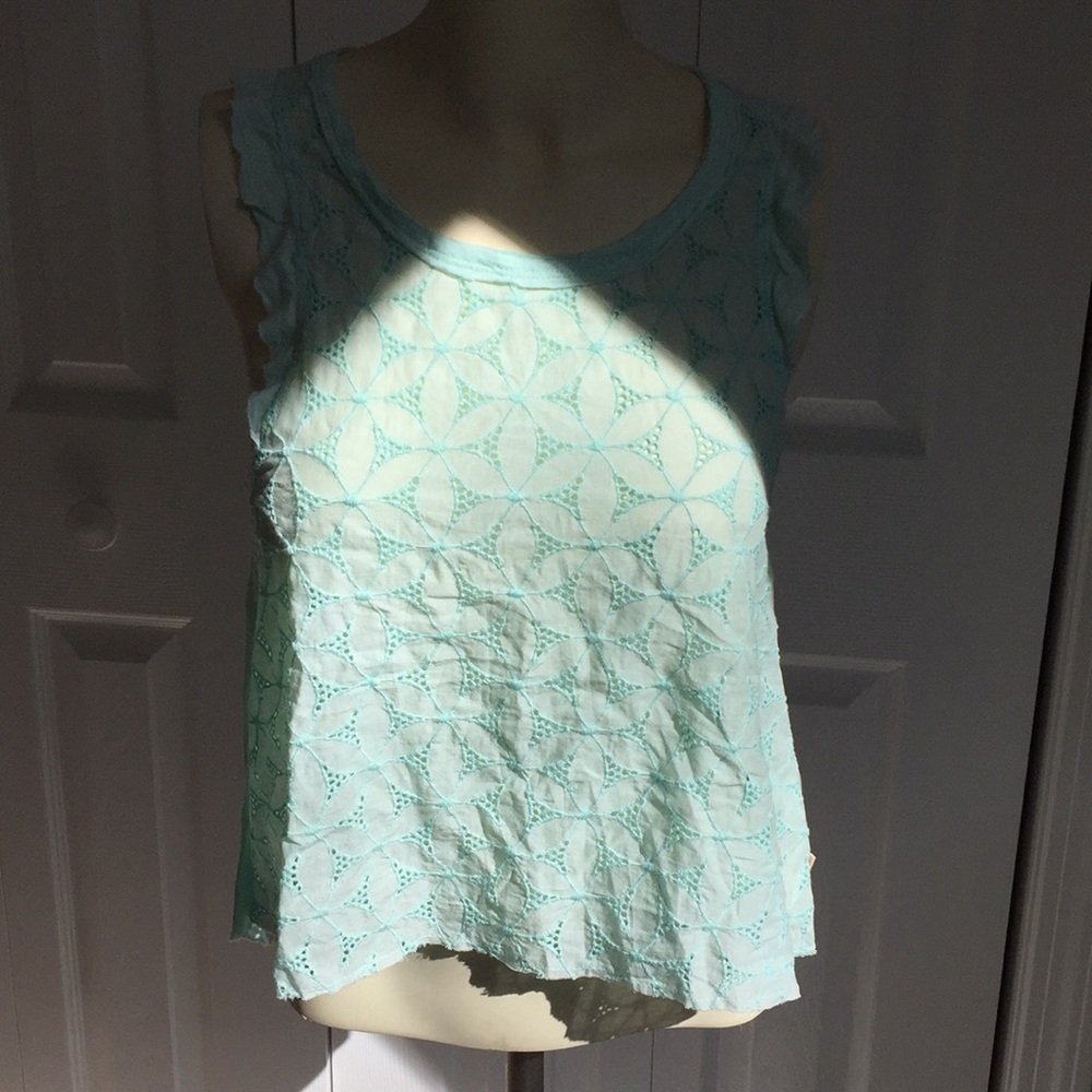 Teal tank top